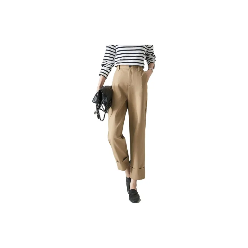 Dme Suit Trousers Women's Khaki-1