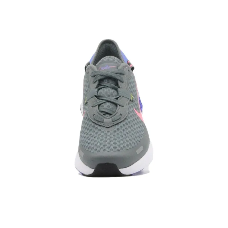 Nike Reposto Anti Slip Wear Resistant Low Top Kids' Running Shoes Gray Teenagers-2