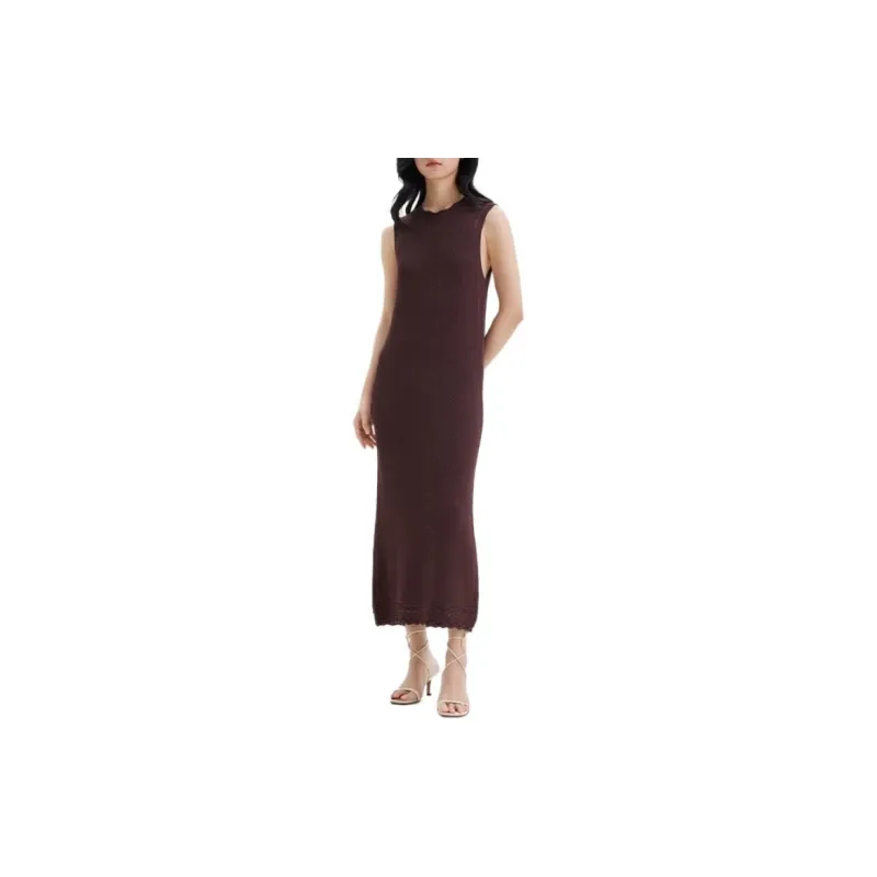 FRAME Sleeveless Knitted Maxi Dress-4