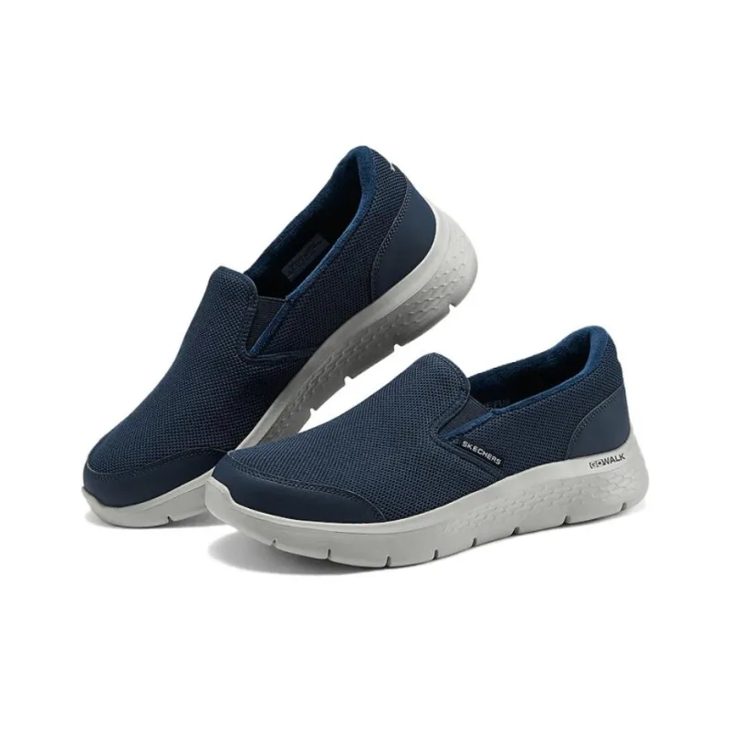 Skechers MEN'S GO WALK Breathable Warm Low Top Casual Shoes Men's Navy-2