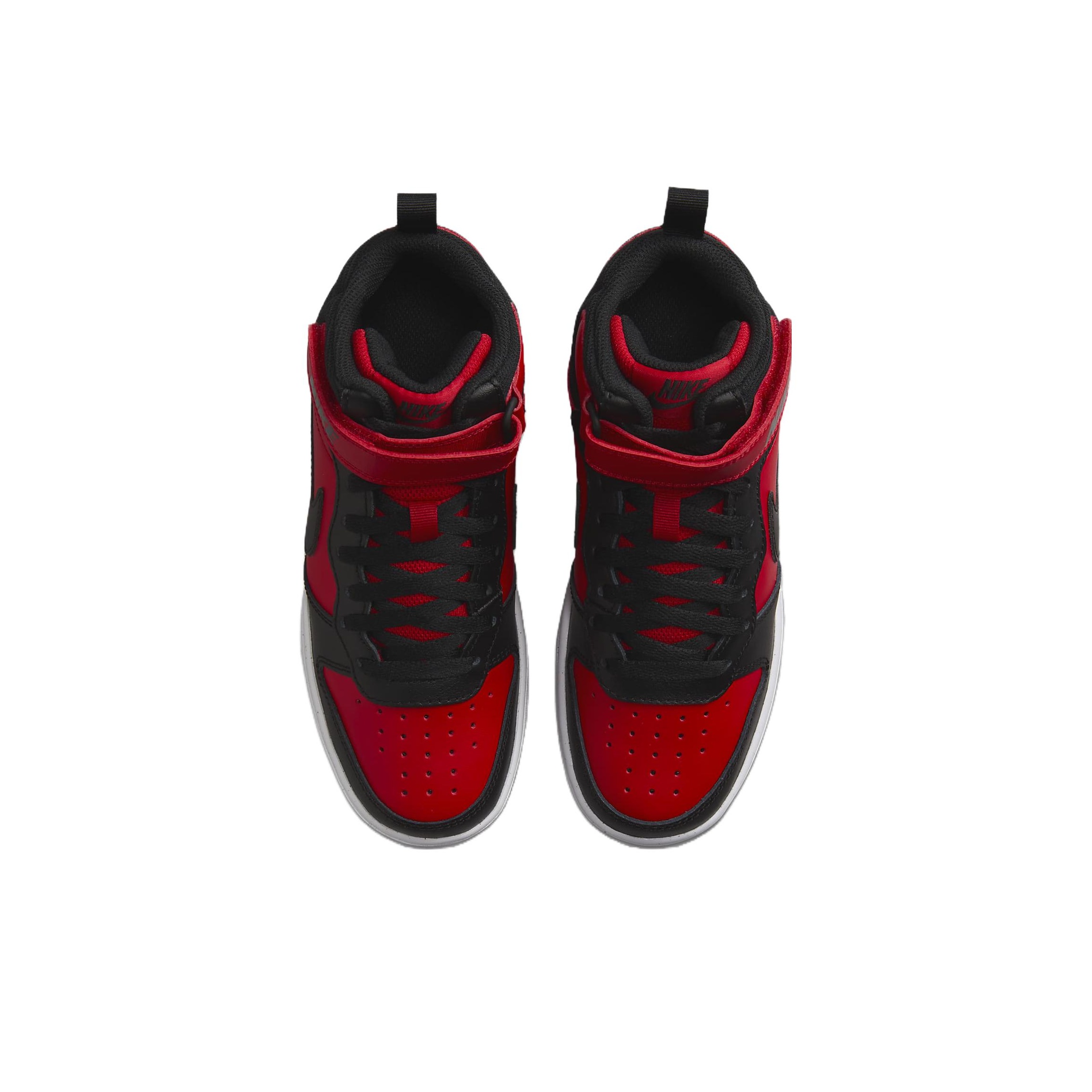 Nike Court Borough Mid 2 GS 'Black University Red