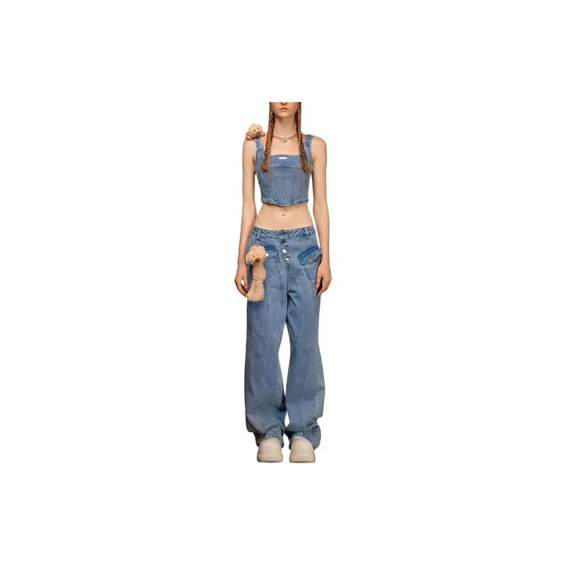 13 DEMARZO Jeans Women's Blue-2