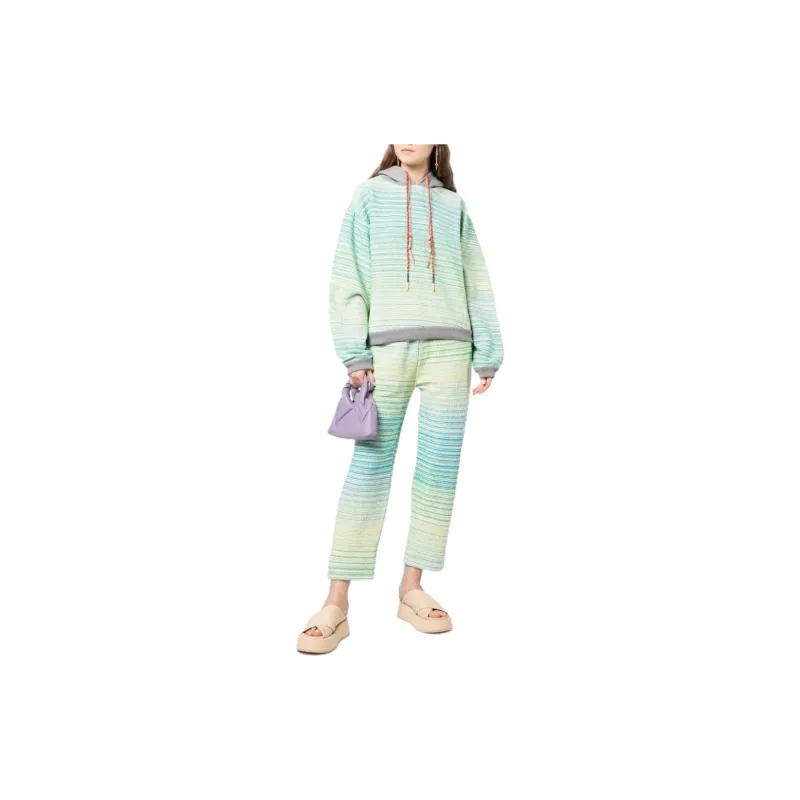 MIRA MIKATI Gradient-effect Print Detail Trousers-1