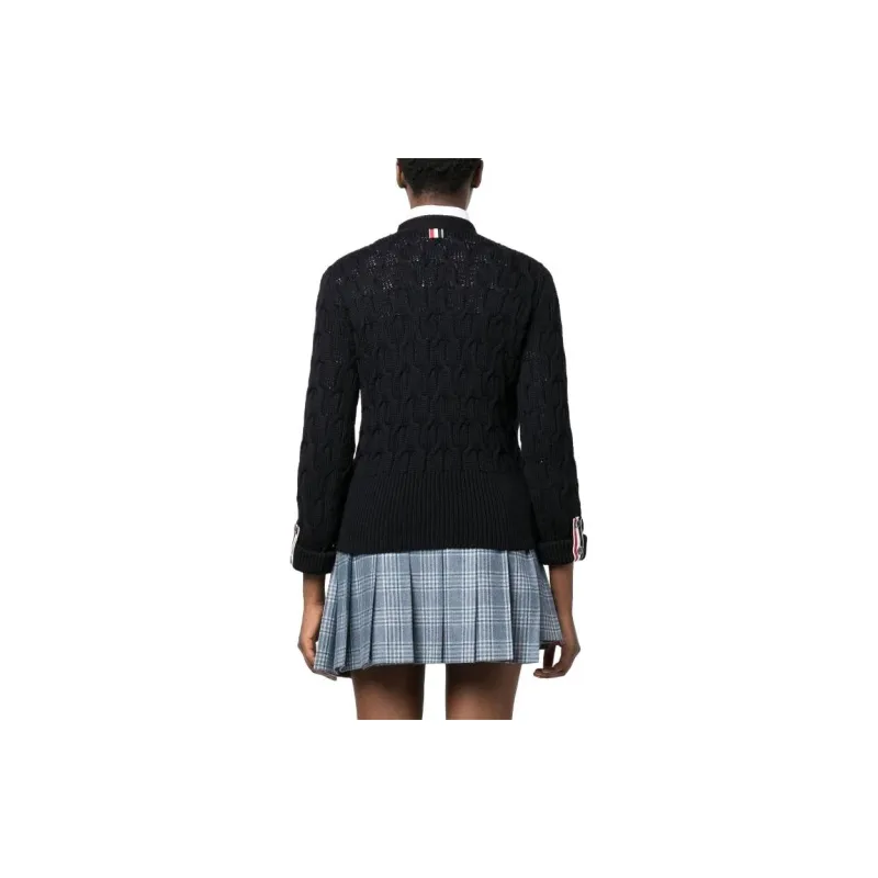 THOM BROWNE V neck Cardigan-2
