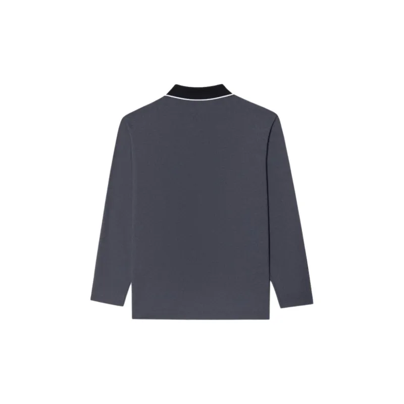 LACOSTE Polo Shirt Men's Medium Gray-1
