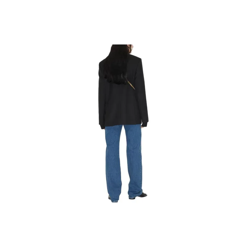 Burberry High Waisted Straight Leg Jeans 'Classic Blue'-6