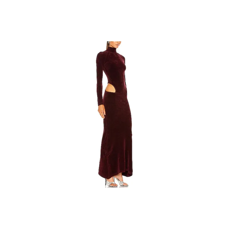 Y/Project Long-Sleeved Dresses Women's Red Brown-1
