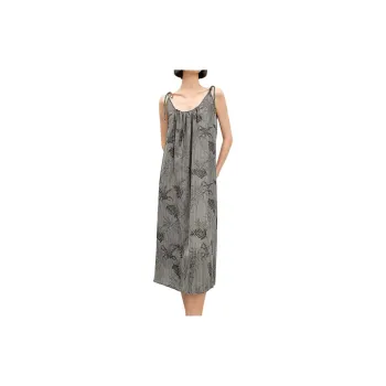 NAWEI Slip Dresses Women's Dark Gray