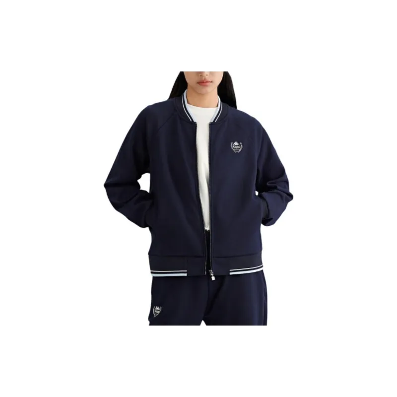 Kappa Baseball Jacket Women's Marine Blue-3