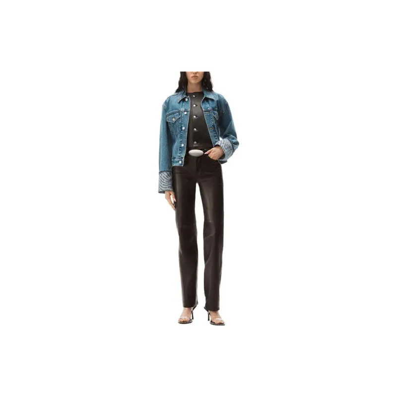 Alexander Wang Wave Cuff Trucker Jacket-1