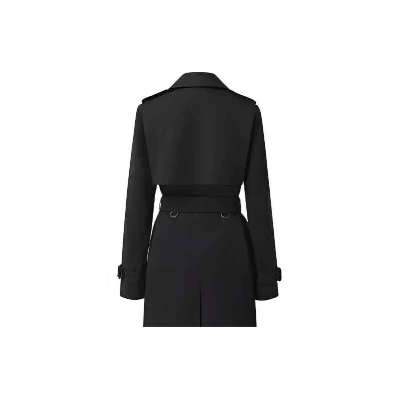 Burberry Gabardine Trench Coat-5