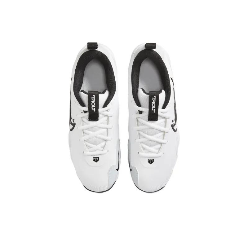 Nike Force Trout 9 Keystone GS 'White Black'-3