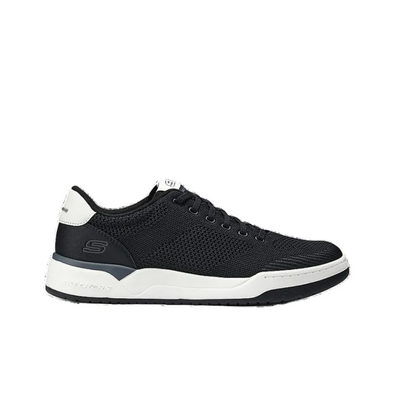 Skechers Anti Slip Wear Resistant Breathable Lightweight Low Top Casual Shoes Men's Black-1
