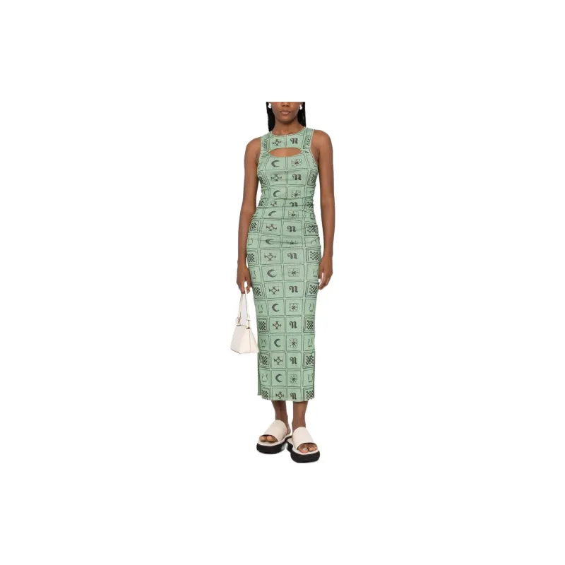 NANUSHKA Sleeveless Dresses Women's Green-1