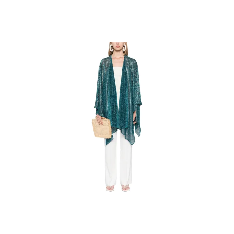 Talbot Runhof Lurex Cape-1