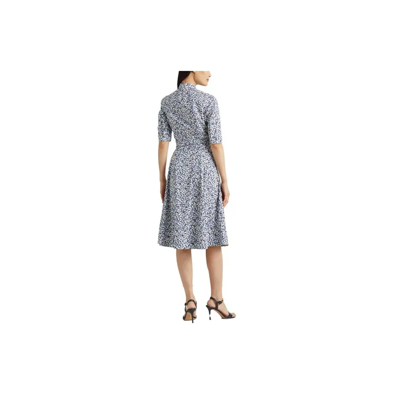 Polo Ralph Lauren Short Sleeved Dress Women's Multicolor-2