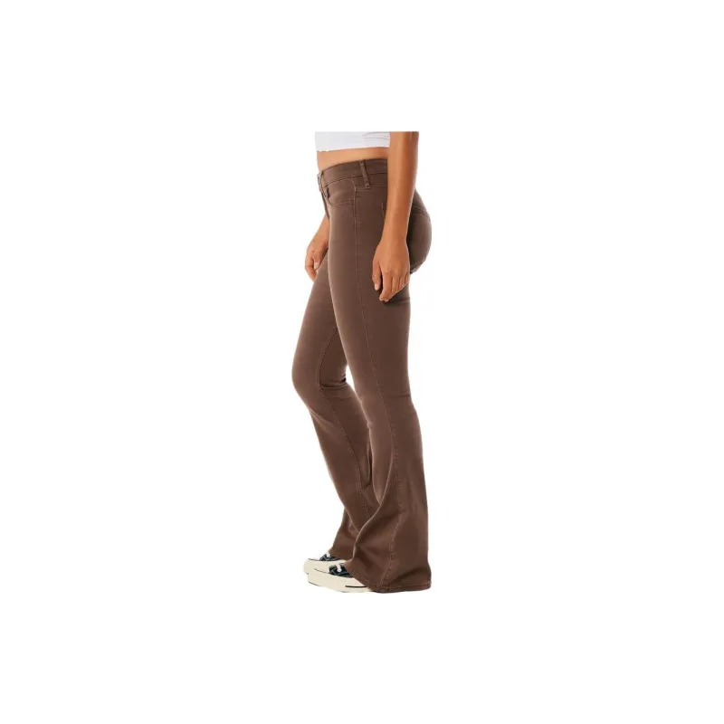 Hollister Jeans Women's Dark Brown-3
