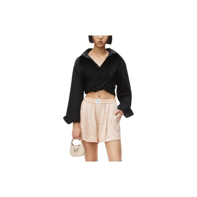 Alexander Wang Crop Tops Women's Black-3
