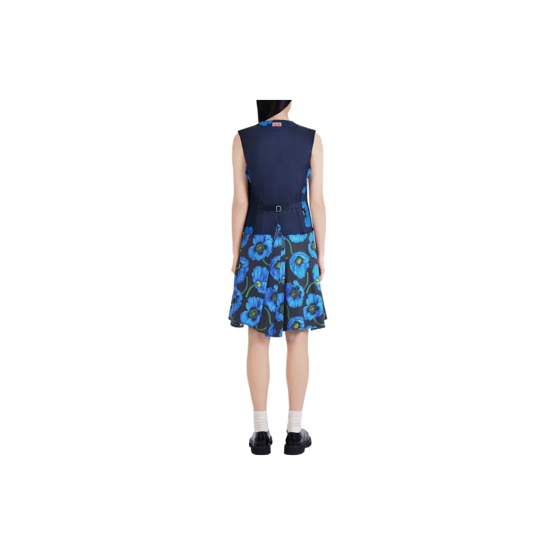 KENZO ×Nigo Collaboration FW22 Casual Long Skirt Women's Dark Blue-4