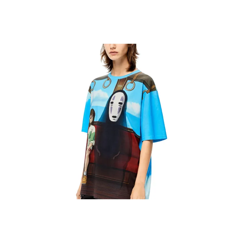 LOEWE Spirited Away T Shirts Women's Blue-2