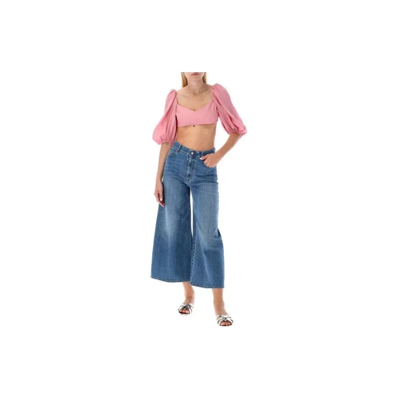 Zimmermann Crop Tops Women's Pink-2
