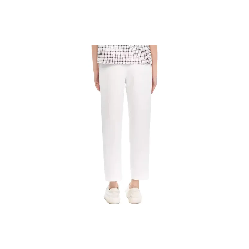 XII BASKET Casual Pants Women's Raw White-4