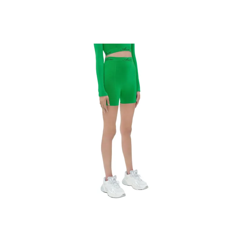 AMIRI Seamless Short Sports Shorts Women's Green-3