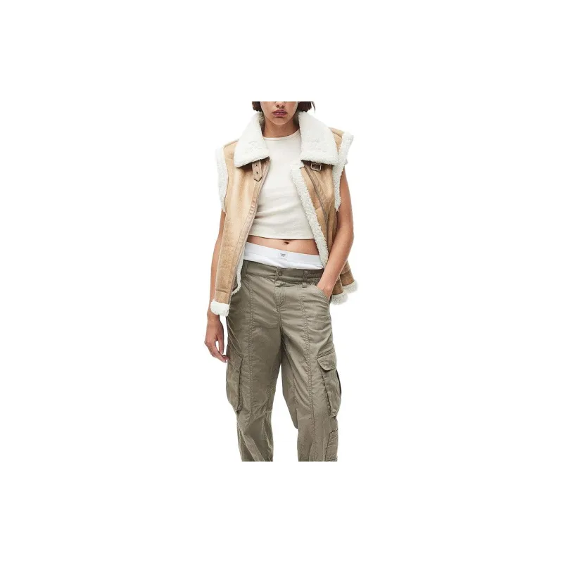 H&M Cargo Pants Women's Khaki Green-1