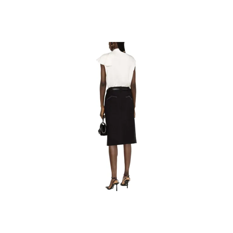 Alexander McQueen Button Up Sleeveless Shirt-3