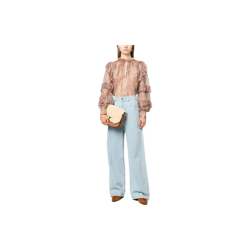 ETRO Semi Sheer Ruffled Blouse-1