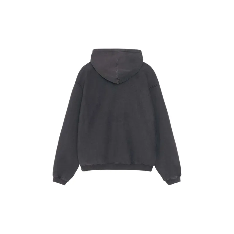 Stussy Faded Graphic Zip Hoodie - POIZON