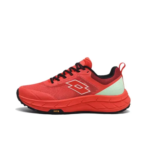 LOTTO Anti Slip Wear Resistant Low Top Running Shoes Women's Red