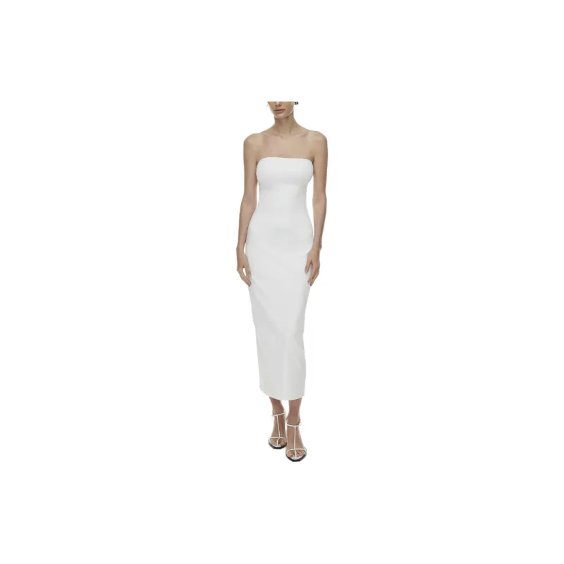 ARITZIA Contour Contour Maxi Tube Dress Sleeveless Dress Women's Bright White/Bright White-2