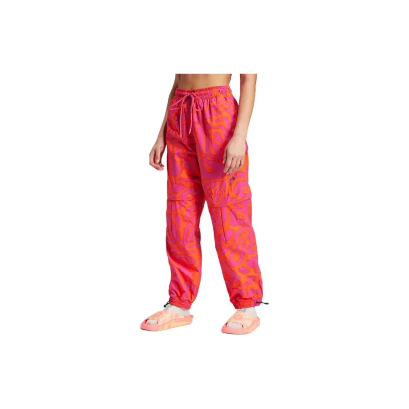 Adidas Stella McCartney Casual Pants Women's Vibrant Orange/Genuine Scarlet-1