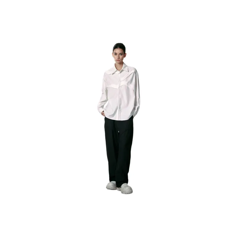 KIKAT Shirts Women's White-1