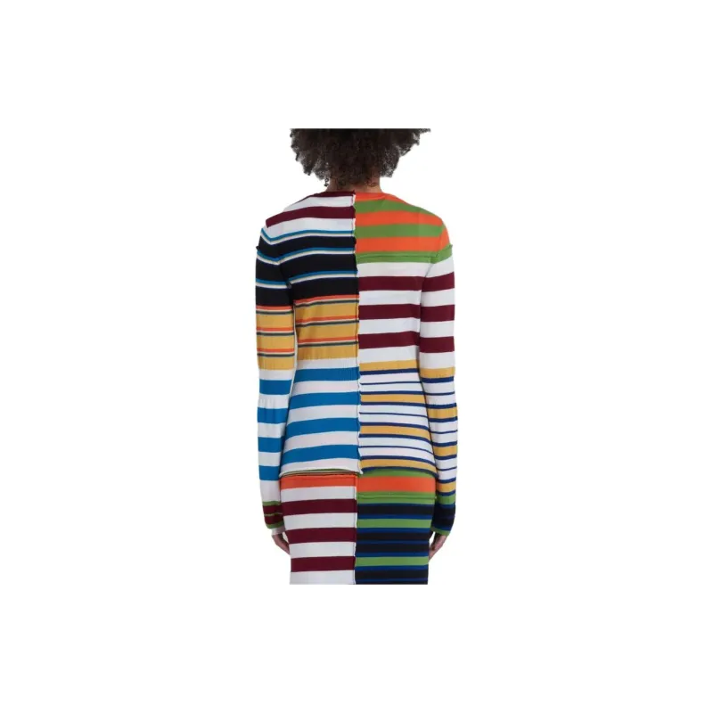 MARNI Patchwork Striped Jumper-3