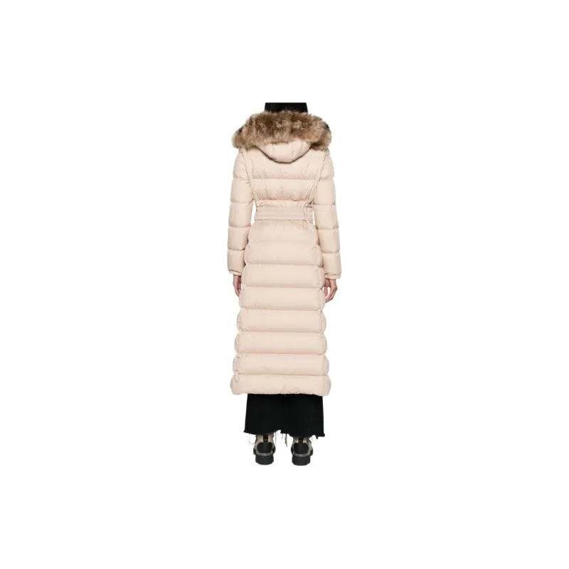 Moncler FUDSON LONG COAT W FAUX FUR HOOD-2