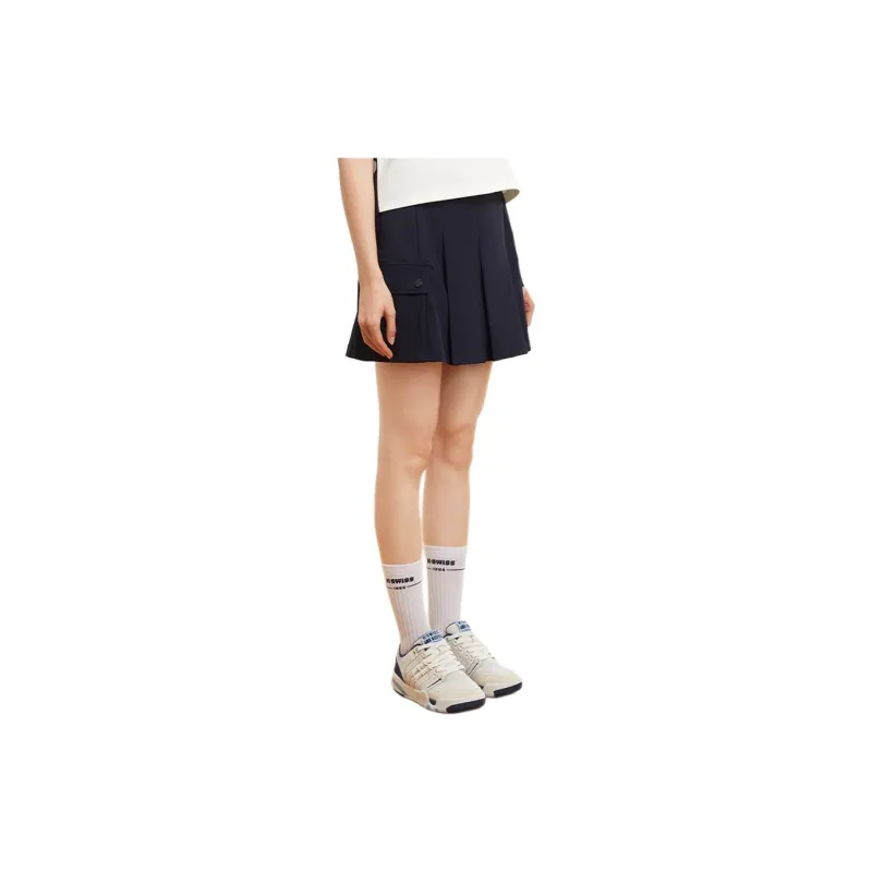 KSWISS Casual Short Skirts Women's Dark Indigo-3