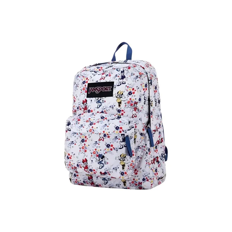JanSport Disney Collaboration Polyester Backpack Medium Size Unisex White-1