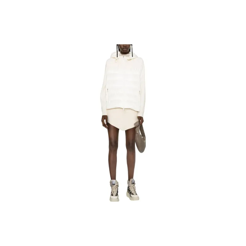 Moncler Quilted panel Hooded Cardigan-1