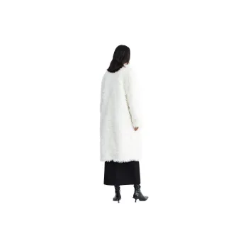 Roselingling Velvet feel Coat Women's White
