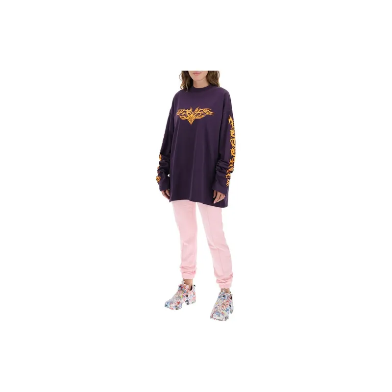 Vetements Knitted Sweatpants Women's Pink-1