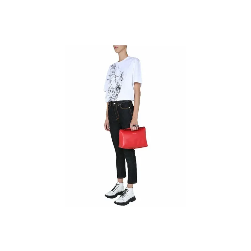 Alexander McQueen T Shirts Women's White-3