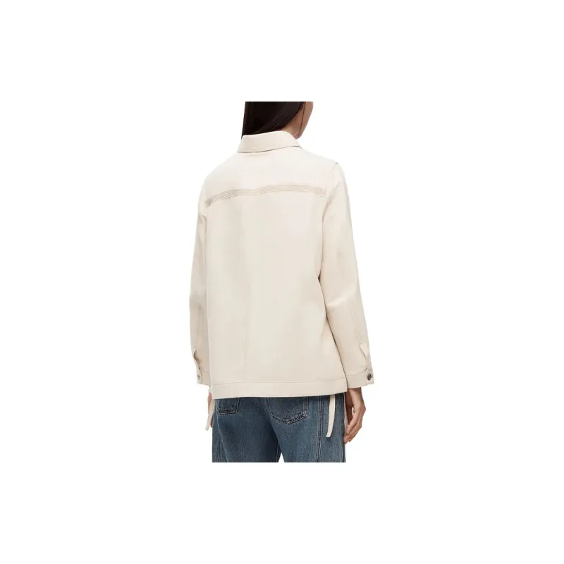 LOEWE Workwear Jacket 'Ecru'-4