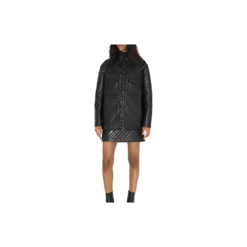 Burberry Casual Short Skirts Women's Black-1