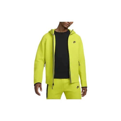 Nike Sportswear Tech Fleece Jacket Men Bright Cactus Color/Black