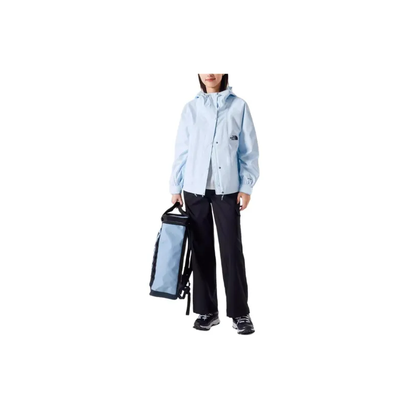 THE NORTH FACE City Outdoor Collection Hiking Waterproof, Windproof, And Breathable Windbreaker Jacket Women's Blue-1