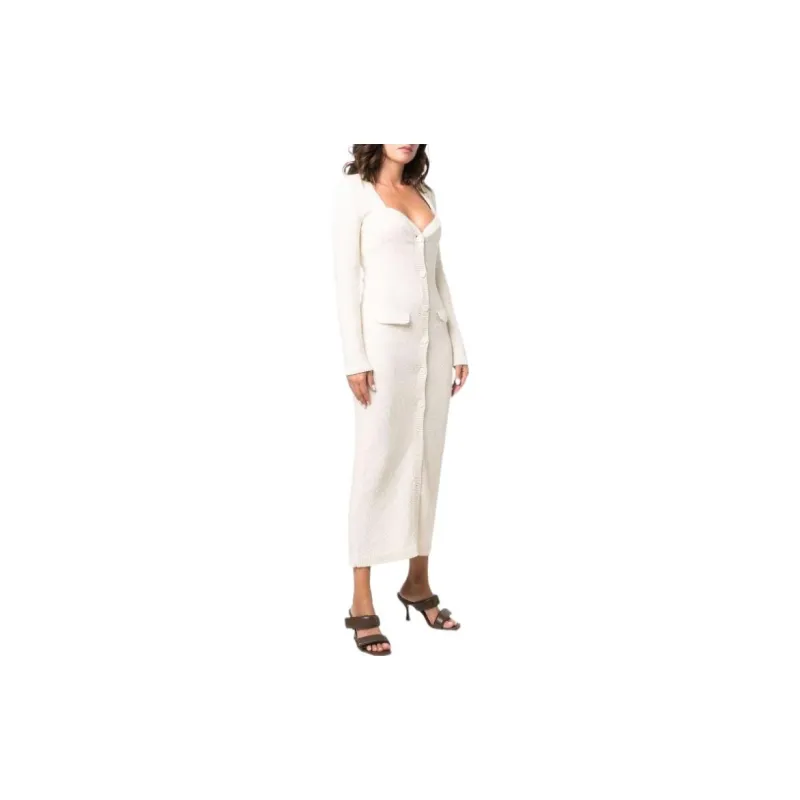 NANUSHKA Long-Sleeved Dresses Women's White-2