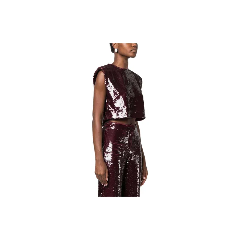 SABINA MUSAYEV T-Shirt Women's Burgundy-3