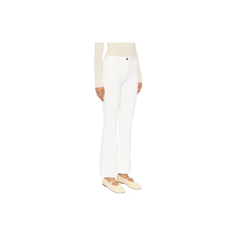 THEORY Pleat detail Flared Trousers-3